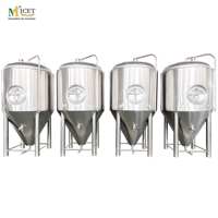 Équipement de brassage de bière de Restaurant en acier inoxydable 15BBL SUS304