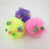 Éponge de Douche Naturelle Écologique en Loofah Zhen Nature, Fleur de Loofah Douce Exfoliante, Boule de Bain Moderne pour le Nettoyage Corporel des Enfants