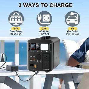 Générateur solaire portable abordable 700W 1200W, charge AC/solaire/voiture pour le <span class=keywords><strong>camping</strong></span>, les urgences, les voyages, station d'énergie solaire - Product Image 4