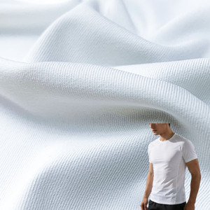 Moisture Wicking Quick Dry Fabric <strong>88</strong>% <strong>Polyester</strong> <strong>12</strong>% <strong>Elastane</strong> Lightweight Running Sports <strong>T</strong>-<strong>Shirt</strong> Textile - Product Image 1