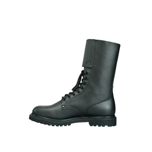 Botas Tácticas de Cuero Genuino Negro de Alta Calidad, Antideslizantes y Resistentes al Desgaste para Protección, Patrulla y Entrenamiento de Campo - Product Image 3