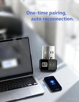 Adaptateur USB BT 6.0 Mini Plug and Play pour PC/Ordinateur Portable, Récepteur et Émetteur Audio Sans Fil