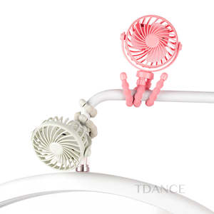 TDANCE Mini Asciugatore per Ciglia Bianco e Rosa, Ventilatore Portatile per Asciugatura <span class=keywords><strong>Extension</strong></span> Ciglia - Product Image 1