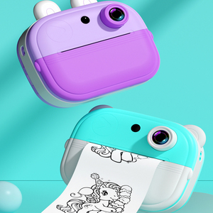 Stock de fábrica Cámara para niños Impresión instantánea Multi-Lingual Portátil 1080p Resolución de video Fotos <span class=keywords><strong>Camara</strong></span> Con Impresora - Product Image 4