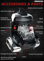 Nouvelle machine de découpe de clés automatique CNC Magic TANK 2M2 MAX 2026 avec moteur CC sans balais et vitesse de broche de 10000-13000 tr/min, universelle, noire