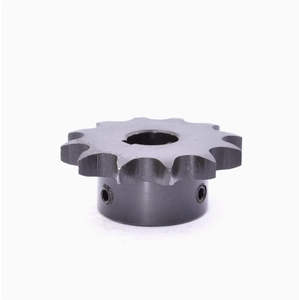 Yimihelong Pignon à 2 points 04C 10/11/12/13/14/15/16/17 Engrenage industriel en acier au carbone S45C Noir standard - Product Image 5