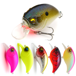 Esca da Pesca Crankbait di Superficie 50mm 10g, Galleggiante per Acque Basse, Profondità 0.6m-0.8m, <span class=keywords><strong>Esche</strong></span> Artificiali per <span class=keywords><strong>Luccio</strong></span> e Spigola - Product Image 1