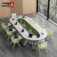 Fabricant chinois de bureaux pliants en bois, chaises de bureau, tables de réunion, tables de conférence, tables d'entraînement modernes pliables pour l'école