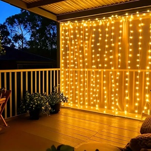 Guirlandes lumineuses LED scintillantes, lumières de pluie de météores de luxe avec crochets pour festivals commerciaux, décoration de Noël à domicile, ornement d'arbre de Noël - Product Image 6