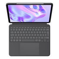 Clavier tactile combiné certifié RoHS pour iPad Pro 13 M4, étui graphite 0927795, protection en mini PU et TPU, fabriqué en Italie