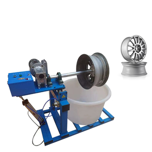 Machine de polissage vibratoire pour jantes en alliage d'aluminium, rectifieuse de jantes, machine de finition des métaux - Product Image 1