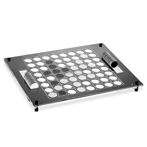 Vassoio oro nero scacchi acrilico Lucite otello Game Set - Product Image 2