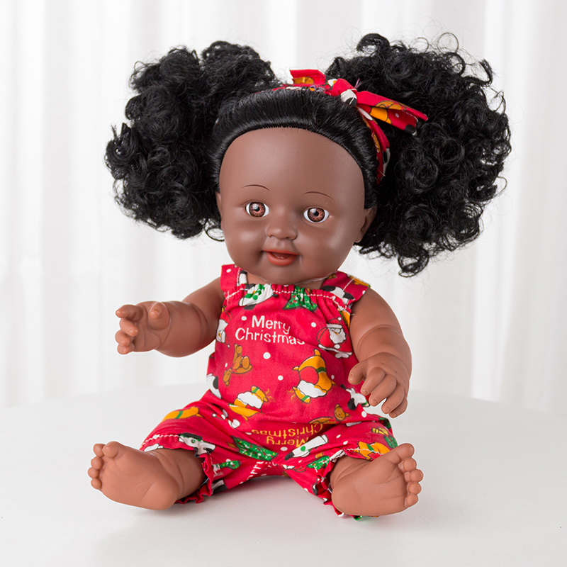 2021 Новая черная кожа американская кукла девочка-Африканка 14 дюймов кукла черные Самые продаваемые Amazon куколка)