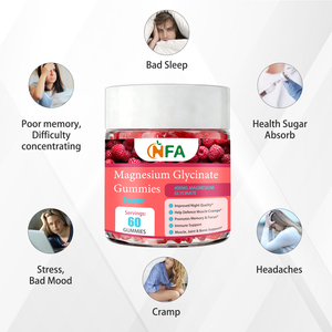 Gummies de glycinate de magnésium OEM en gros de haute qualité pour une meilleure qualité de sommeil et la prévention des crampes musculaires - Product Image 4