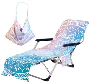 Tùy chỉnh in ấn đầy đủ Mô hình bãi biển khăn sợi nhỏ Terry dài Ghế phòng chờ bãi biển Khăn ghế Bìa - Product Image 6