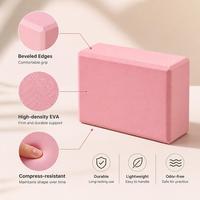 AeroMara Eva Yoga Brick Bloc d'étirement de danse haute densité 23x15x7,5 cm 120 g pour enfants et adultes