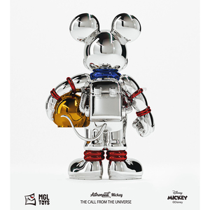 Escultura plateada <span class=keywords><strong>de</strong></span> astronauta <span class=keywords><strong>de</strong></span> <span class=keywords><strong>Mickey</strong></span>, adorno <span class=keywords><strong>de</strong></span> pato <span class=keywords><strong>Donald</strong></span>, decoración interior <span class=keywords><strong>de</strong></span> resina <span class=keywords><strong>de</strong></span> ratón plateado grande personalizada - Product Image 2