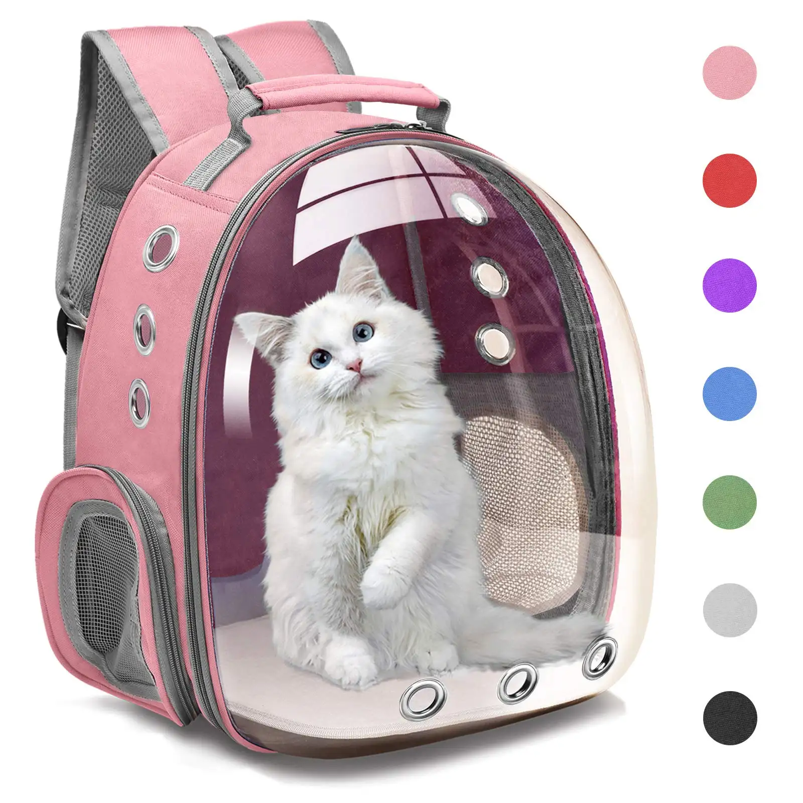 New Pet Cat Carrier Transparent Space Capsule Pet Backpack Luxury Dog Cat Bag