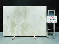 Dalle de marbre onyx vert translucide rétroéclairée, panneau onyx de luxe pour mur d'accentuation, comptoir de villa de luxe, onyx pour comptoir
