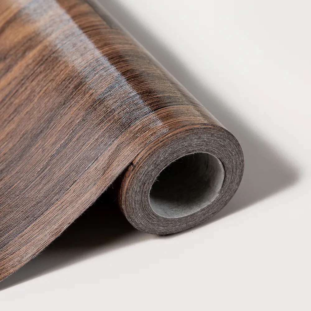 Waschbar Werkslieferung wasserdichte Teppichmatte Blech Indoor Tanzholzmaserung Marmor-Ohrschein PVC Linoleum Vinyl-Boden in Rolle