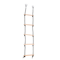 Ensemble de jeu d'obstacles guerrier en plein air équipement barres de singe, échelle, gymnastique, ligne Ninja pour filles et garçons