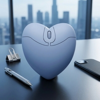 Souris sans fil personnalisée sur le thème de l'amour, souris sans fil 3D mignonne en forme de cœur, souris sans fil OEM portable 2.4G pour filles et femmes