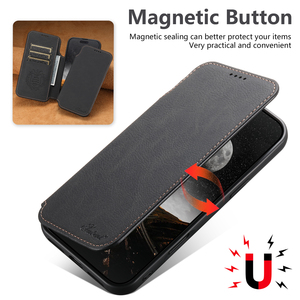 Applicable 17/<span class=keywords><strong>Pro</strong></span>/<span class=keywords><strong>Max</strong></span>/Air Phone Case Business Luxury Clamshell Magnetic Suction Wireless Charger - Product Image 2