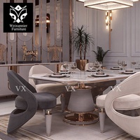 Nouvel Arrivage Design Table et Chaises de Restaurant Salle à Manger Ensembles de Salle à Manger 12 Chaises Table Meubles Chaise de Luxe pour Salle à Manger