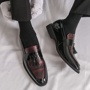 Nouvelles Chaussures Habillées Oxford à Bout Pointu Grande Taille pour Hommes – Idéales pour Affaires, Fêtes, Bureau et Mariages – Saison Printemps/Automne – En PU Solide et Respirant - Product Image 6