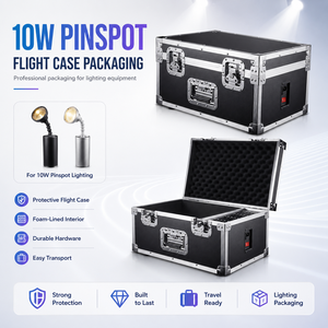 ไฟพินสปอตขนาดเล็ก 10W แบตเตอรี่ในตัว ไฟ LED ปรับซูมได้ สำหรับห้องบอลรูม โบสถ์ และคลับ - Product Image 6