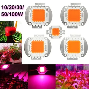 Led Chip 10W full color ad alta potenza LED spettro completo Led Grow Light (380nm - 840nm) lampade