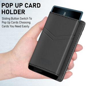 Cartera Delgada Minimalista con Logotipo Personalizado, Tarjetero con Protección RFID para <span class=keywords><strong>AirTag</strong></span> - Product Image 2