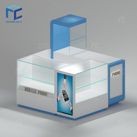 Nouvelle Arrivée - Kiosque de réparation de téléphones portables PENBO - Comptoir d'exposition en verre personnalisable (taille/couleur) - Conception 3D CAO - Logo personnalisé - ODM OEM