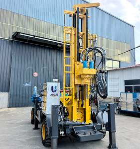 Taladro de pozo de agua portátil montado en neumáticos de 200m-Plataforma de extracción de agua de emergencia para sistema hidráulico de áreas rurales/de desastre - Product Image 2