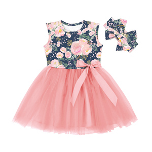 SQ-082-YXX <span class=keywords><strong>Royal</strong></span> <span class=keywords><strong>Blue</strong></span> Lace neonate Tutu Dress Toddler abiti senza maniche Infant Tulle <span class=keywords><strong>Sundress</strong></span> - Product Image 4