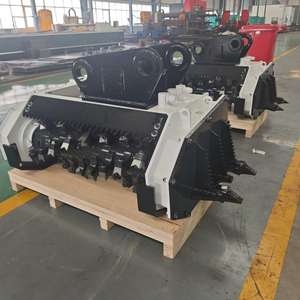 Machine de réhabilitation des terrains d'excavation, tondeuse à gazon hydraulique, broyeur d'arbres avec composant moteur principal pour la réhabilitation des terrains de haies et d'herbe - Product Image 5