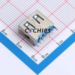 HC-USB3.0-L115-ZP <b>USB</b> <b>Connector</b> Through hole Component (THT) <b>Connector</b> Type-A <b>USB</b> 3.0 Female Through Hole - Product Image 2