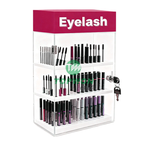 Tùy chỉnh siêu thị Acrylic Rack hiển thị rõ ràng Acrylic hiển thị đứng nước hoa son môi sơn móng tay Acrylic hiển thị trường hợp - Product Image 3