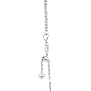 Collar de Cadena Gruesa Ajustable Radiante con Corte Láser en Platino Pt950 Blanco, Joyería de Regalo Unisex Brillante, Lujosa y Minimalista - Product Image 2