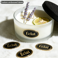 Étiquette personnalisée holographique pour parfum et rouge à lèvres, autocollante, écologique, imperméable, en rouleau, gaufrée
