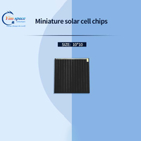 Cellule solaire GaAs triple jonction 10x10mm à haute efficacité, résistante aux radiations (30%), pour traqueur GPS, IoT, drone, UAV de précision