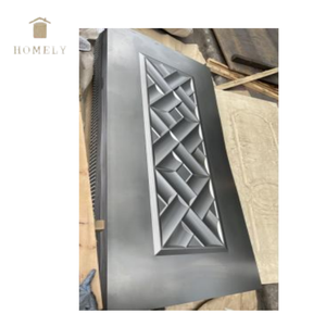 Простой дизайн, Заводская дешевая оцинкованная листовая холоднокатаная сталь, штампованная стальная дверная обшивка, металлическая дверная обшивка, стальной лист - Product Image 6