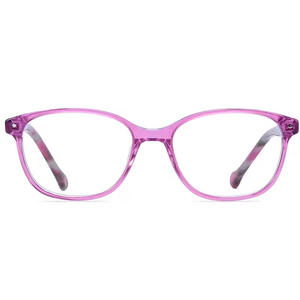 Moda ultraligero cómodo acetato colorido flor niños marco cuadrado gafas para niños Marco de gafas ópticas - Product Image 2