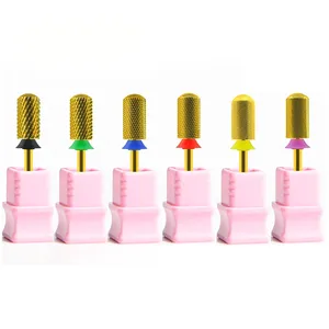 Large Barrel Smooth Top <b>Bits</b> Nail <b>drill</b> <b>bits</b> Remove gel carbide Manicure tool Nail accessories Hot sale - Product Image 4