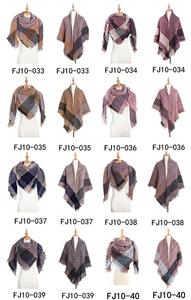 N56 Autumn Winter Over Sized Scarf Grid Scarf <strong>Shawl</strong> Scarf Warm Wool <strong>Shawls</strong> for <strong>Men</strong> Women - Product Image 4
