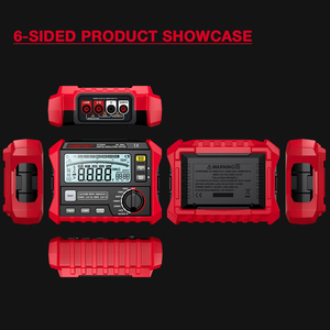 Habotest HT5205 цифровой тестер сопротивления изоляции тестер непрерывности с гнездом для измерителей сопротивления - Product Image 4