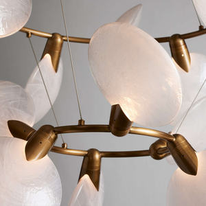 โคมระย้ารัศมี2ชั้นแบบฝรั่งเศสหรูหราหรูหราดีไซน์ห้องนั่งเล่นโคมระย้าห้องรับประทานอาหาร - Product Image 3