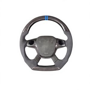 Volante Deportivo Personalizado <span class=keywords><strong>Focus</strong></span> MK3 de Fibra de Carbono Real con Cuero para Trim EcoBoost GT/<span class=keywords><strong>Shelby</strong></span> GT350/Escape/ - Product Image 3