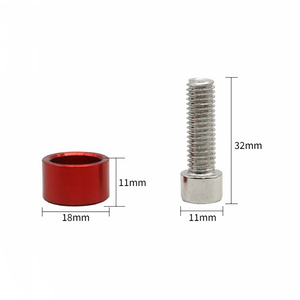 9 pièces Rondelles de pare-chocs M8 en aluminium DIN pour vis de collecteur <span class=keywords><strong>d</strong></span>'admission <span class=keywords><strong>d</strong></span>'air des séries Civic B/<span class=keywords><strong>D</strong></span>/<span class=keywords><strong>K</strong></span>, accessoires de joint <span class=keywords><strong>d</strong></span>écoratif S-J - Product Image 3