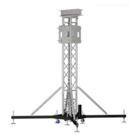 Componentes del Sistema de Elevación de Truss de Aluminio PLUSTRUSS para Soporte en Suelo, Torre de Elevación, Truss para Escenarios y Exhibiciones, y Manguito